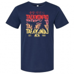 Taekwondo Tricolor Navy T-Shirt
